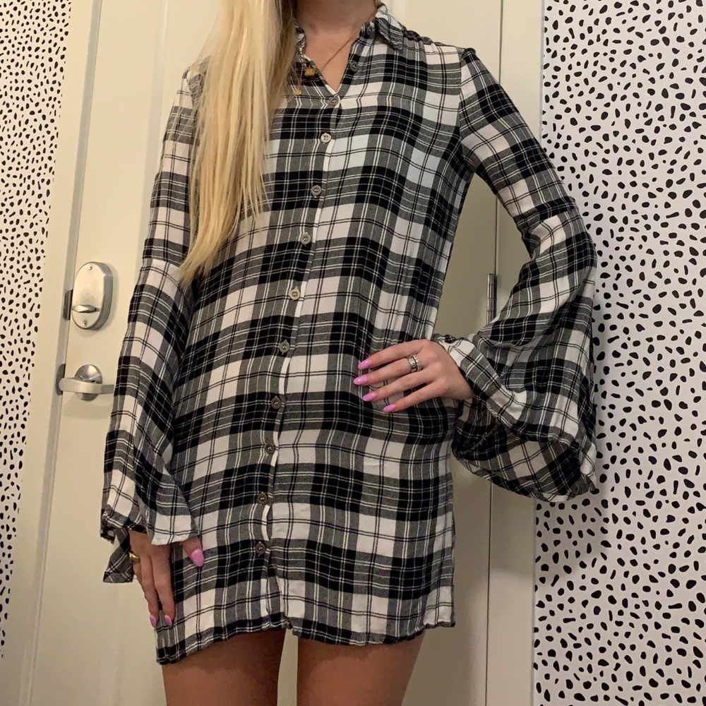 Lulus Plaid Dress